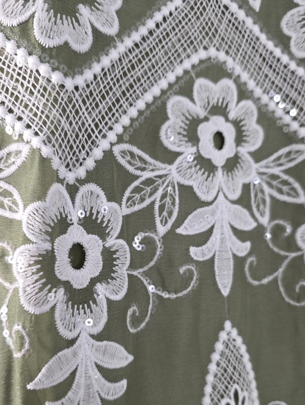 NEW BOUTIQUE | Embroidered Sheath Dress - Picture 7 of 9